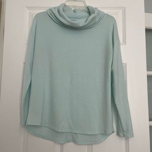 Rachel Zoe Blue Turquoise Turtleneck Sweater Top